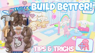 How to Build Better! | Roblox My Hello Kitty Cafe | Riivv3r