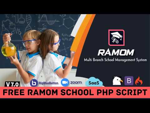 Ramom School PHP Script Free Download | Ramom School - Multi Branch School Management System Script