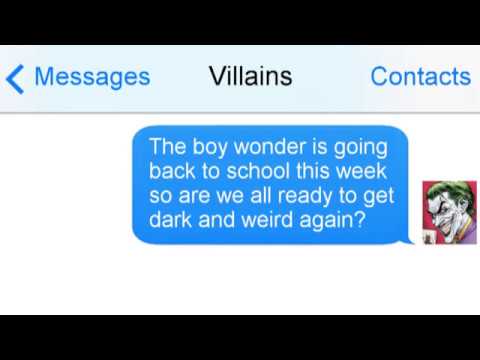 Gotham's Rogues Gallery In: Back To School