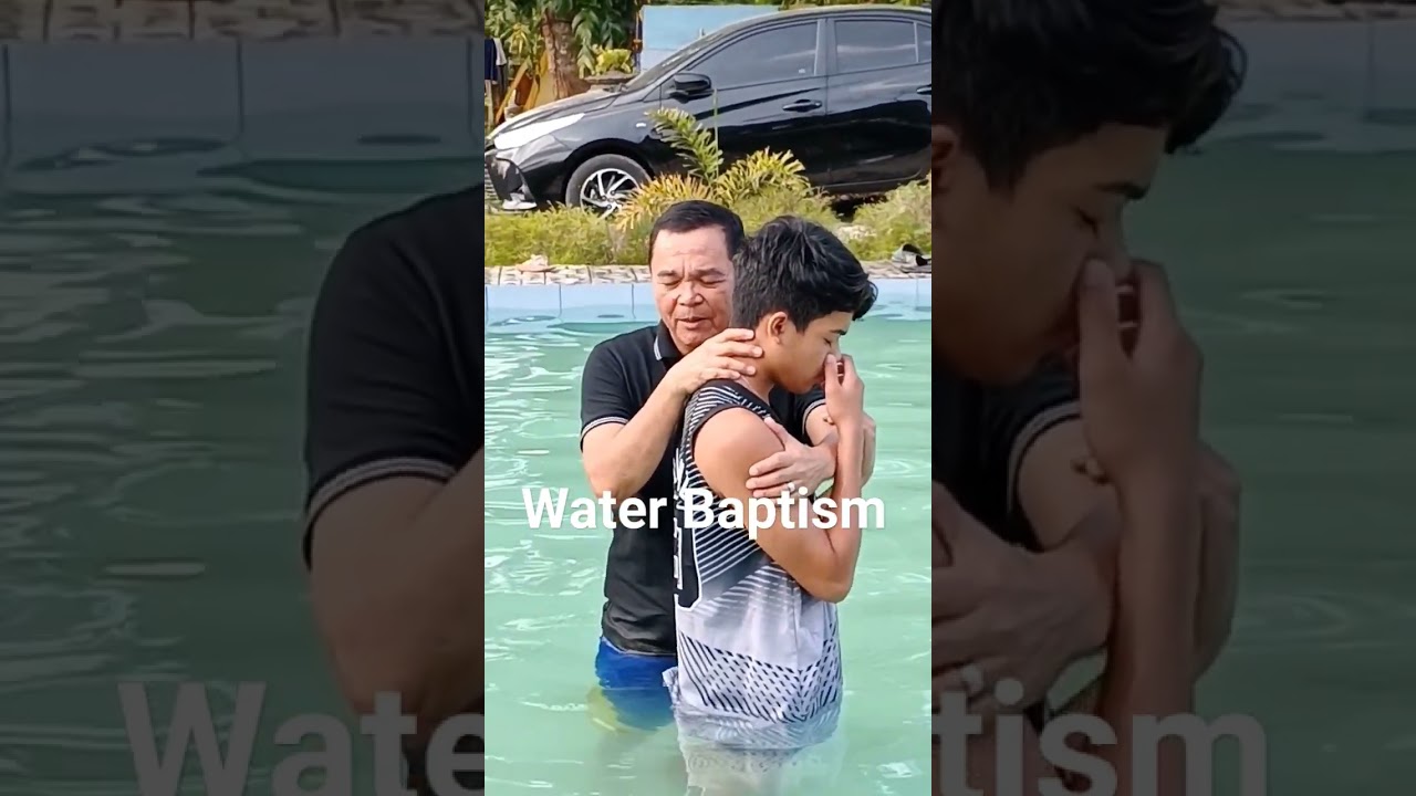 Water Baptism.  Immersion