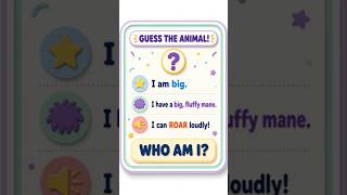 Guess the Animal 🐾 | Fun Animal Guessing Game for Kids | Kidila