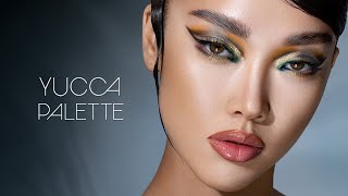 Metallic Cut Crease Eye makeup ft. the YUCCA EYESHADOW PALETTE | Natasha Denona Makeup