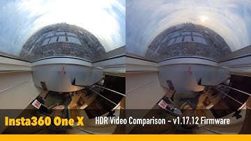 Insta360 One X - HDR Video comparison