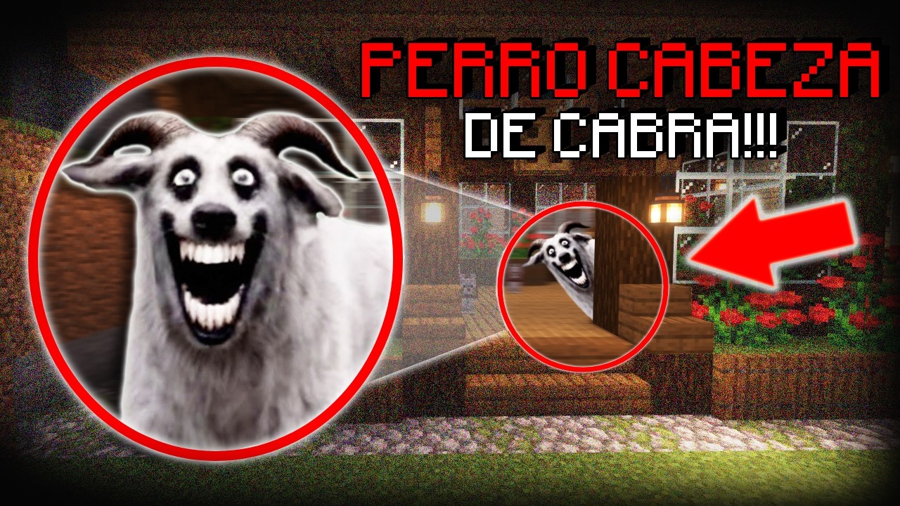 SI ves al PERRO con CABEZA de CABRA BORRA TU MUNDO!!! | Minecraft Creppypasta