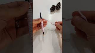 Crochet Flower Diy Crochet Flower With Pencil