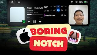I Turned My MacBook Notch Into a Music Control Center (boring.notch) screenshot 5