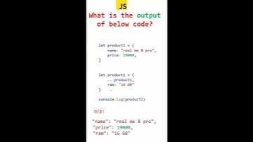 spread operator in javascript | Javscript interview questions | Javascript #javascript