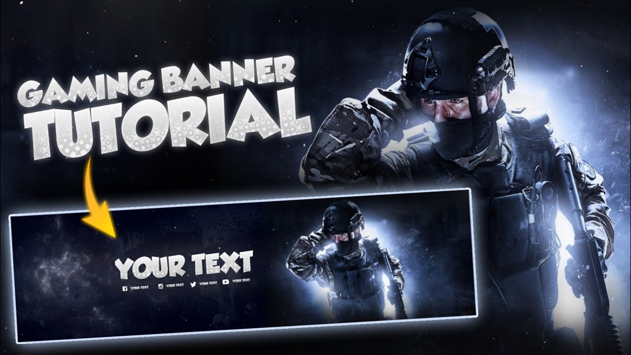 How To Make Gaming Banner On Android || Cs:go Banner Editing Tutorial | Pubg Banner Editing Tutorial