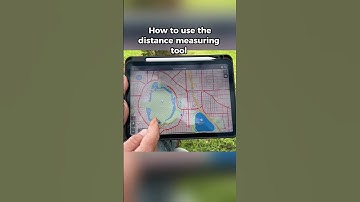 How to Use the Rule/Distance Measure Tool for Offline Trip Planning