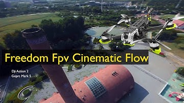 Freedom Fpv Cinematic Flow 4K | Geprc Mark 5 | Dji Action 2 | Fpv drone |Analog fpv