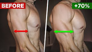 TRICEPS Workout at Home (GROW 70% OF YOUR ARMS)
