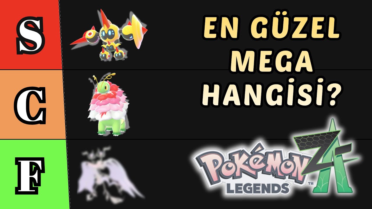 EN GÜZEL YENİ MEGAYI SEÇİYORUZ! - Pokemon Legends Z-A Mega Pokemon Tierlist