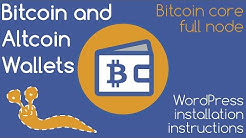 ₿ Bitcoin & Altcoin Wallets plugin (w/ Bitcoin core full node): How to install plugin into WordPress
