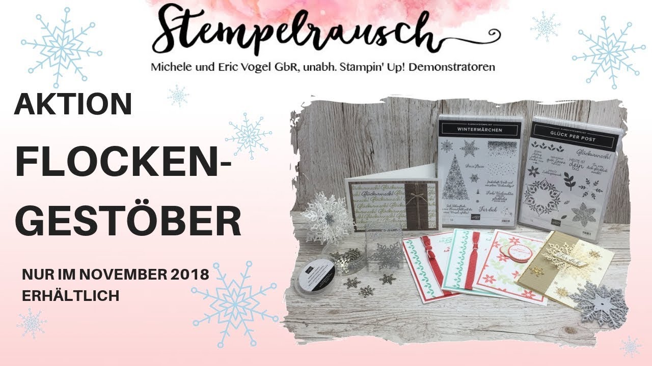 ❄️ Produktvorstellung: Aktion Flockengestöber mit vielen Tipps! | Stampin' Up!