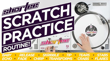 DJ SCRATCH PRACTICE ROUTINE | 12+ Scratch Techniques | Q&A Scratch Drill (Improve Your Scratching)