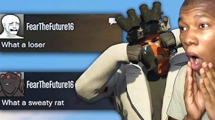 Trolling A Cringe Tryhard Who Can't Stop Trash Talking Me (GTA Online) REACTION