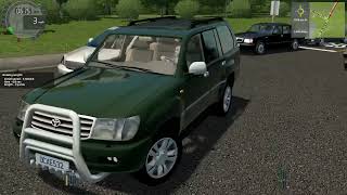 City car driving EXTREME traffic Land Cruiser 100 screenshot 5