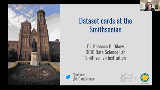 Smithsonian use of HuggingFace dataset cards. R Dikow