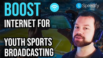 Fix Slow WiFi for Sports Broadcasting on SidelineHD, GameChanger, SportsEngine, Facebook Live