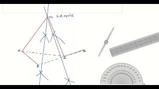 Design a four bar linkage to move link AB from Position A1B1 to A2B2