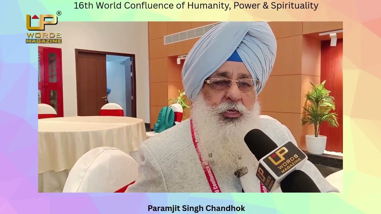 Prominent Sikh leader and social activist Paramjit Singh Chandhok  at 16th WCHPS