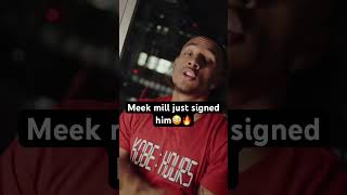 Meek mill just signed him?? rap music shorts trending viral