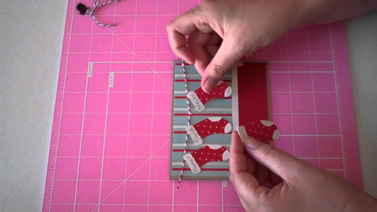 From Our House to Yours... Christmas stocking card