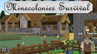⚒️ Minecolonies Survival: #2 - Feeding the Peasants [Season 3]