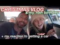 my dad surprised me with a car | christmas + 16th birthday vlog