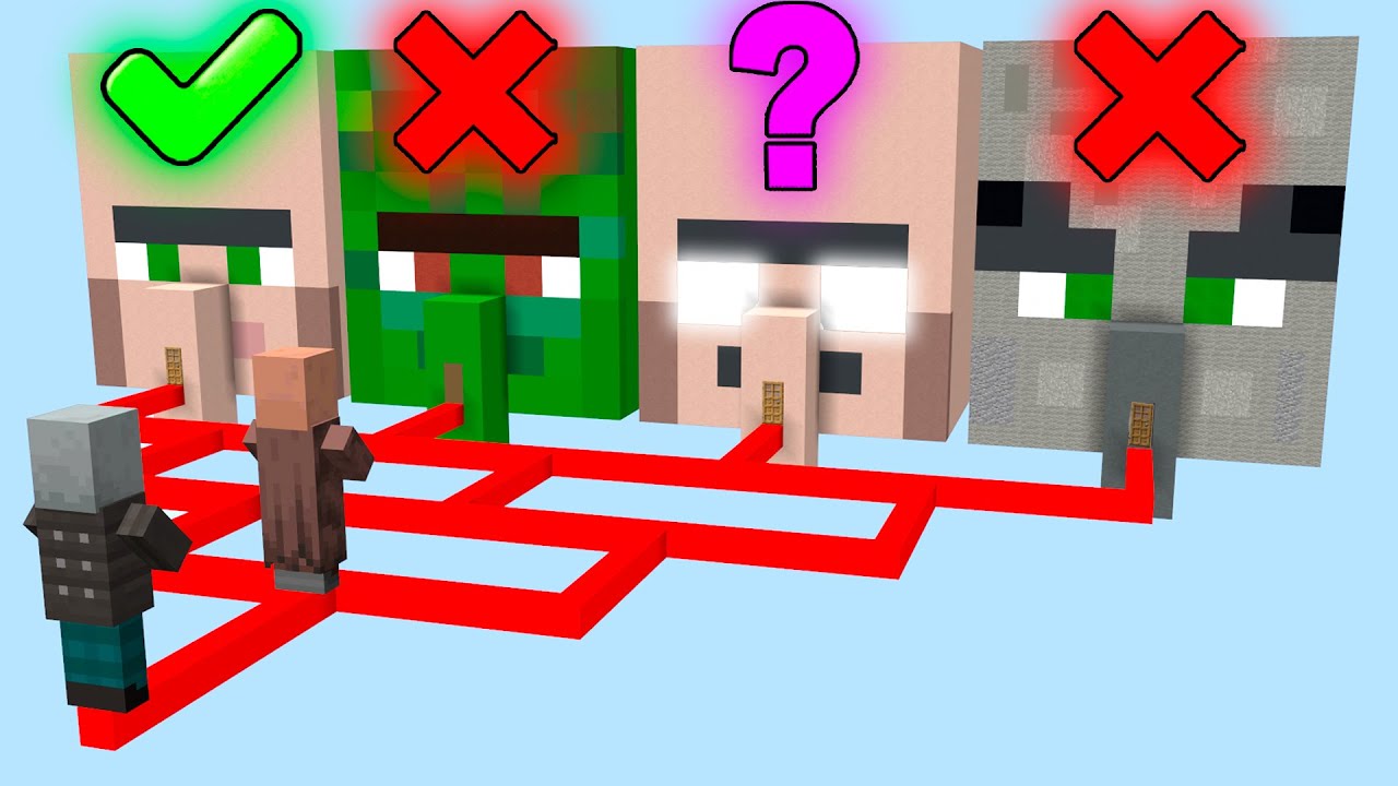 which house will villager choose?