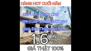 NHÀ MẶT TIỀN ĐINH ĐỨC THIỆN NGAY CHỢ CẦU TRÀM kinh doanh buôn bán tốt| cách Bình Chánh 5p | Sổ riêng