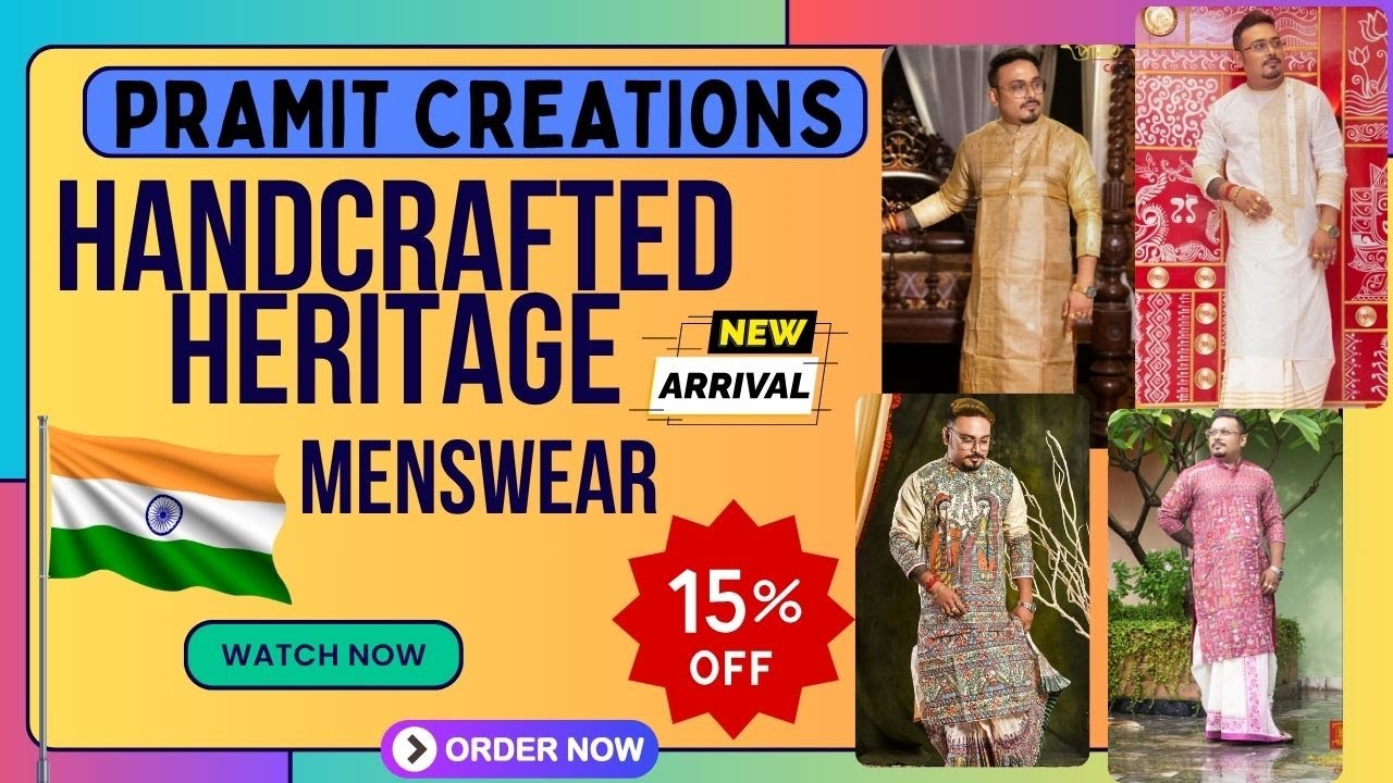 Pramit Creations || Handcrafted Heritage Menswear  || Episode-32 ||