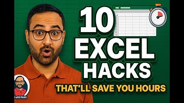 10 Excel Hacks That’ll Save You HOURS (You’ll Wish You Knew Sooner!)