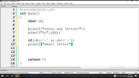 C programming Bangla Tutorial 1.60 : capital/small তা নির্ণয়ের জন্য C program