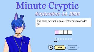 Minute Cryptic September 14, 2026