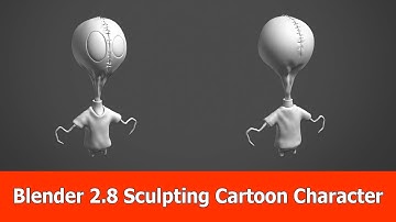 Blender 2.82 Cartoon Character Sculpting Tutorial