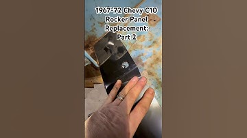 Part 2 of changing out the inner and outer rocker panels on my 1970 C10.  #c10 #chevy #repair