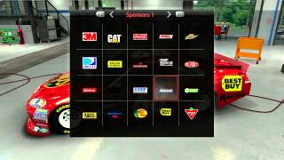 Nascar The Game Inside Line All Paint Booth Decals