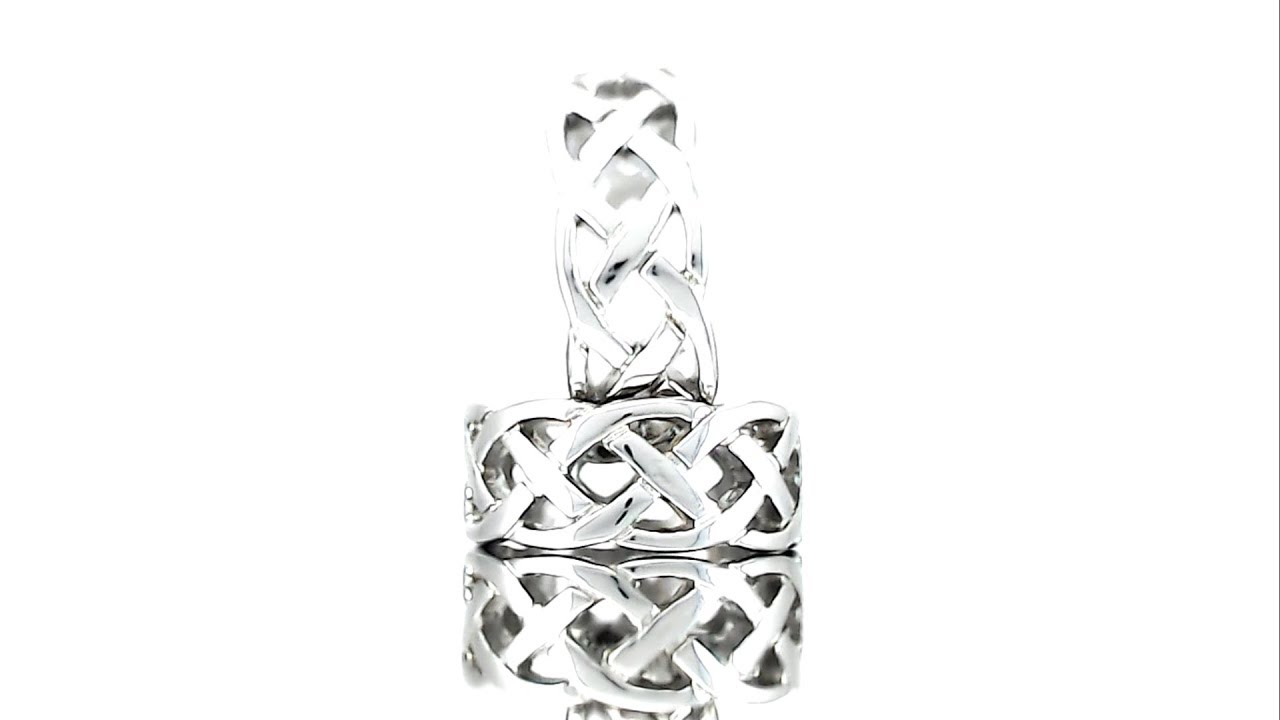 Open Weave Celtic Rings and Wedding Bands | Fantasy Forge Jewelry