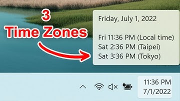 How to add multiple time zone clocks in Windows 11
