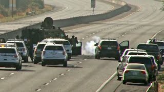 Raw Video: Police Standoff Forces Closure of Highway 101 in Santa Rosa