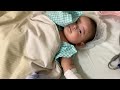 156Day手術終了直後の赤ちゃんの様子と悲しいお知らせBaby just after surgery停留精巣