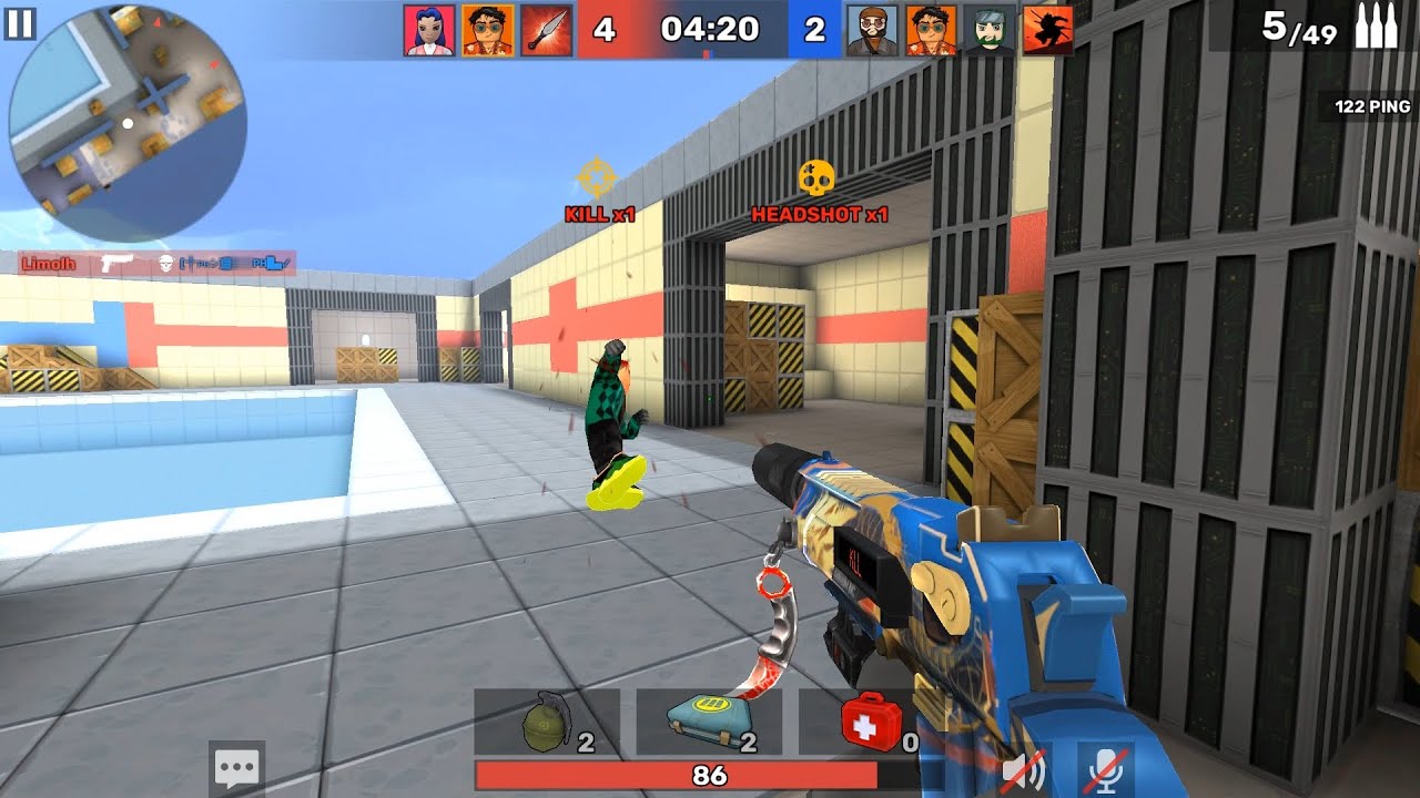 Kuboom custom gameplay ☠️💀💀 #gaming #newupdate #clanwar #kuboomgame