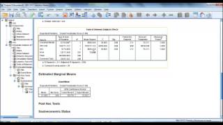 Oneway ANOVA SPSS program and interpretation