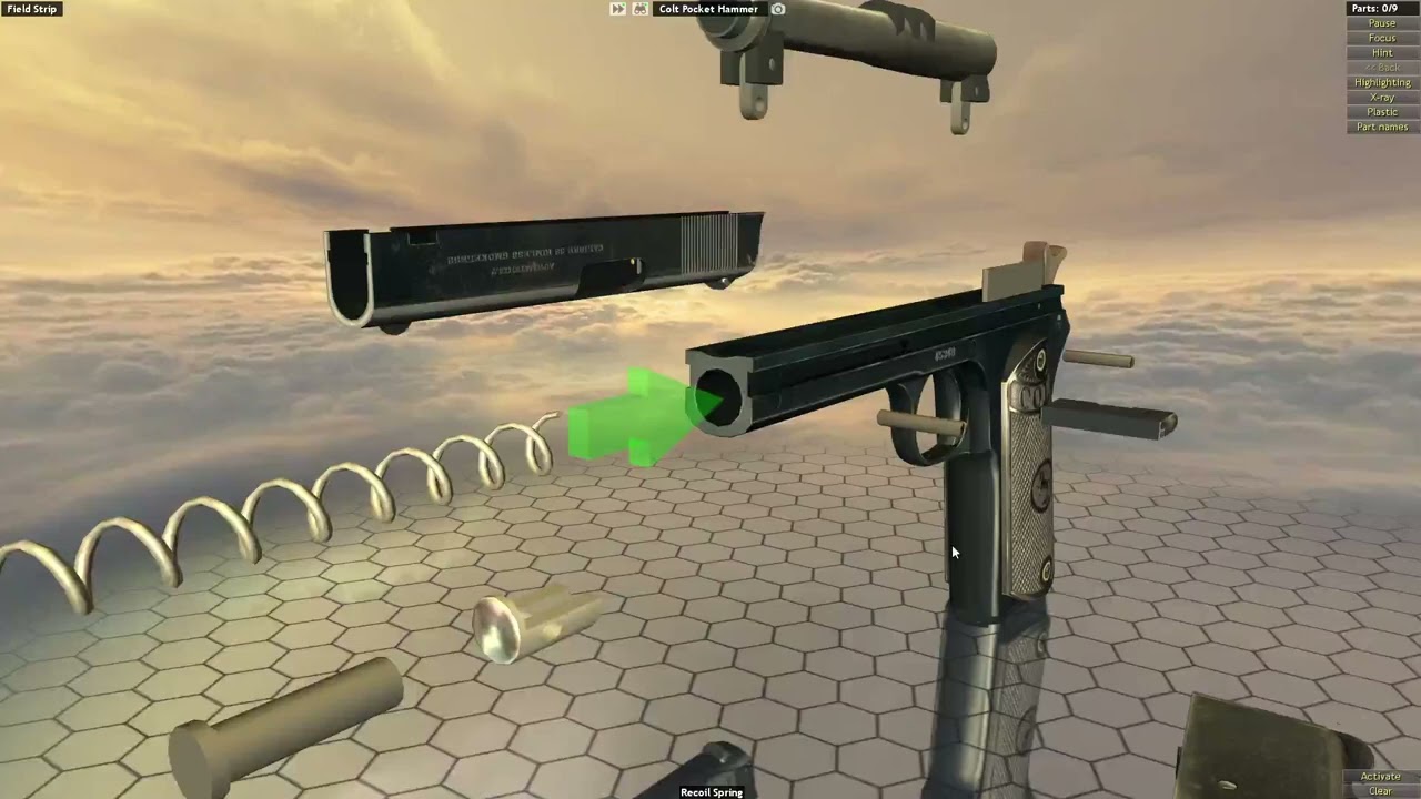 Colt Pocket Hammer Field Strip (Check description for firearm info)