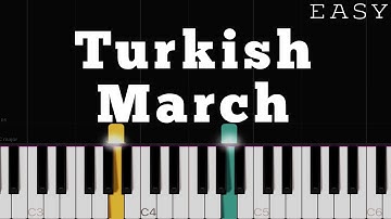 Mozart - Turkish March (Ronda Alla Turca) | EASY Piano Tutorial
