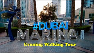 DUBAI MARINA 🇦🇪| The Most popular Tourist Destination | full walking tour #marinadubai #marinamall