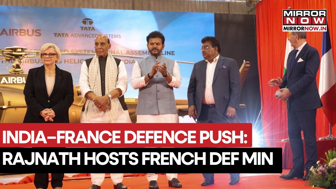 India-France Ties: Defence Minister Rajnath Singh Receives French Defence Minister Catherine Vautrin
