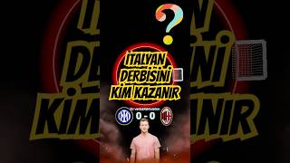 Coppa Italiada Dev Derbi̇ Inter Mi Milan Mı Finale Çıkar?
