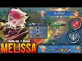 12.300+ MMR!! Melissa with Fighter Emblem 100% UNSTOPPABLE!! - Build Top 1 Global Melissa ~ MLBB
